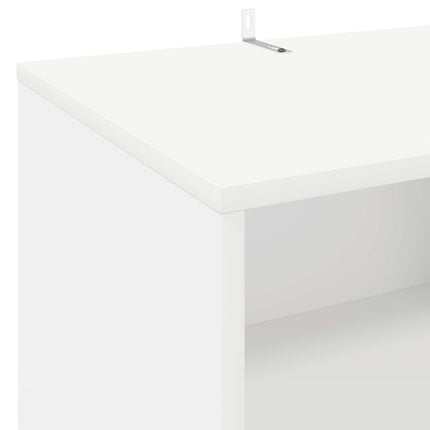 Pladespiller Stativ Hvid 47 x 39,5 x 74,5 cm Konstrueret træ
