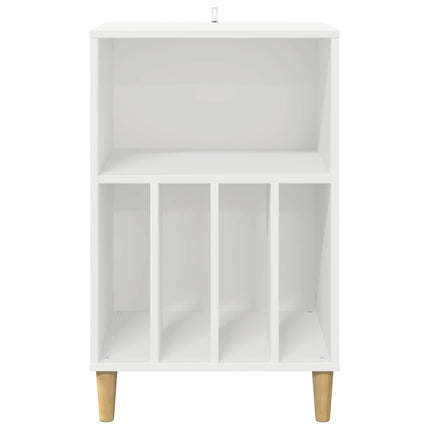 Pladespiller Stativ Hvid 47 x 39,5 x 74,5 cm Konstrueret træ