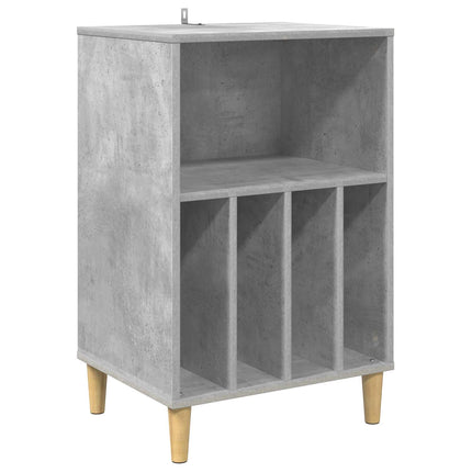 Pladespiller Stativ Betongrå 47 x 39,5 x 74,5 cm