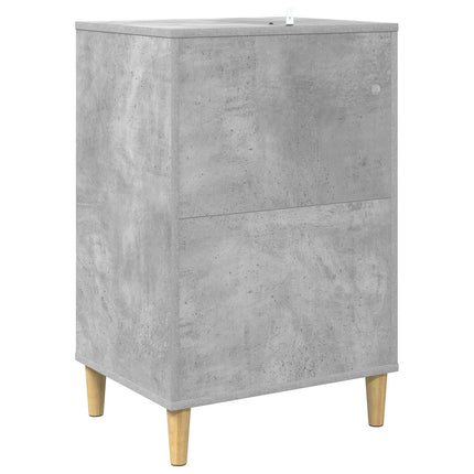 Pladespiller Stativ Betongrå 47 x 39,5 x 74,5 cm