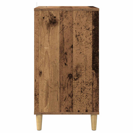 Pladespiller Stativ Egetræ 47 x 39,5 x 74,5 cm Konstrueret træ