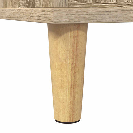Pladespillerstand Sonoma-eg 82 x 39,5 x 82,5 cm Konstrueret træ