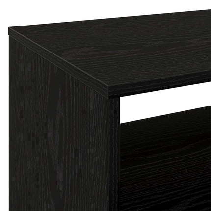 Pladespillerstand Sort eg 71 x 39,5 x 83 cm Konstrueret træ