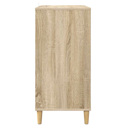 Pladespillerstand Sonoma-eg 71 x 39,5 x 83 cm Konstrueret træ
