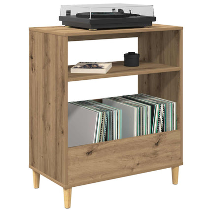 Pladespillerstand Artisan-eg 71 x 39,5 x 83 cm Konstrueret træ