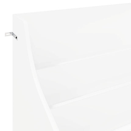 Mediehylle Hvid 70,5 x 46 x 112 cm Konstrueret træ