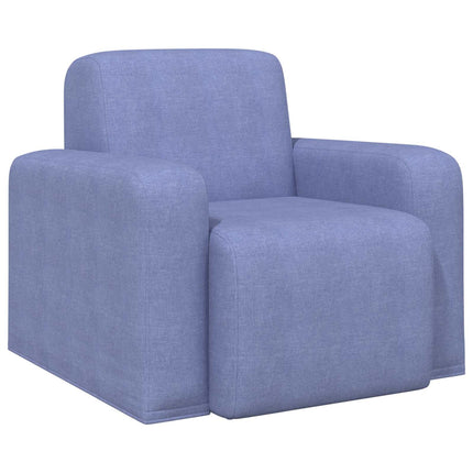 Lænestol Jeans blå Stof