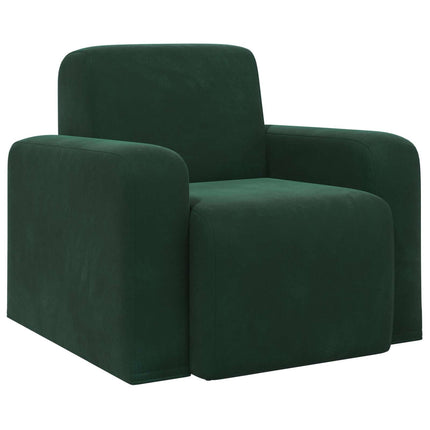 Lænestol Mørkegrøn Velour (V)