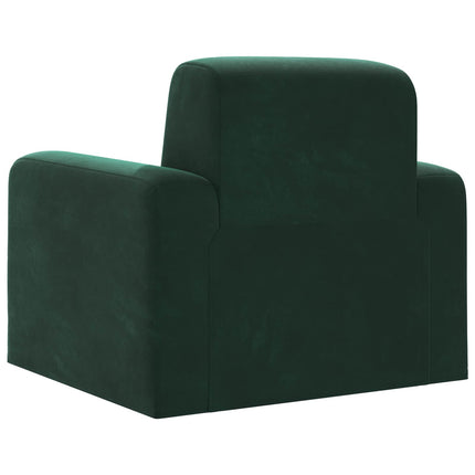 Lænestol Mørkegrøn Velour (V)
