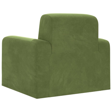 Lænestol Lys grøn Velour (V)