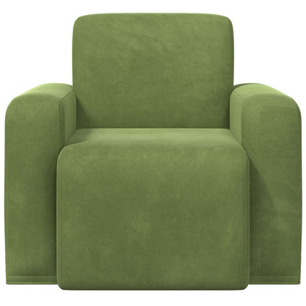 Lænestol Lys grøn Velour (V)