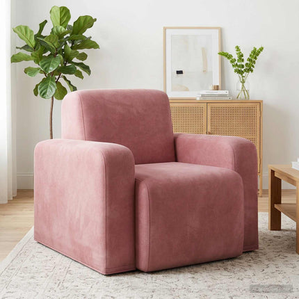 Lænestol Lyserød Velour (V)