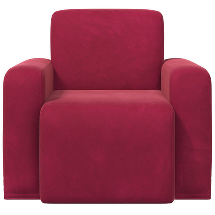 Lænestol Vinrød Velour (V)
