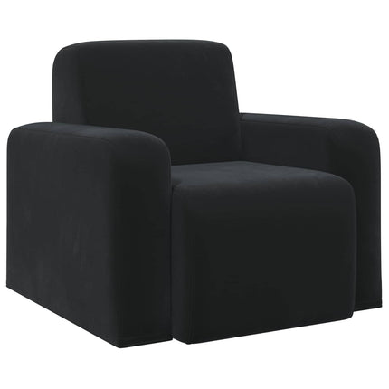 Lænestol Sort Velour (V)
