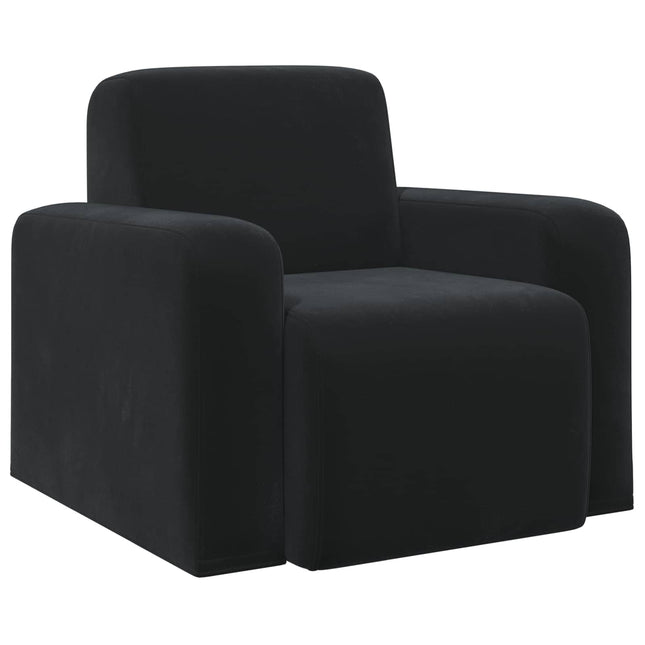 Lænestol Sort Velour (V)
