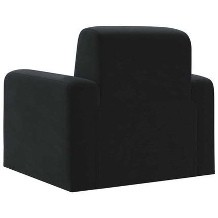 Lænestol Sort Velour (V)