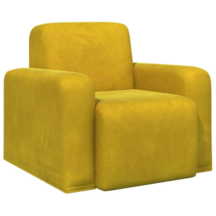 Lænestol Gul Velour (V)