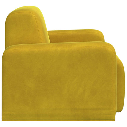 Lænestol Gul Velour (V)