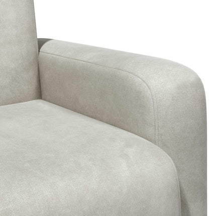 Lænestol Cremefarvet Velour (V)