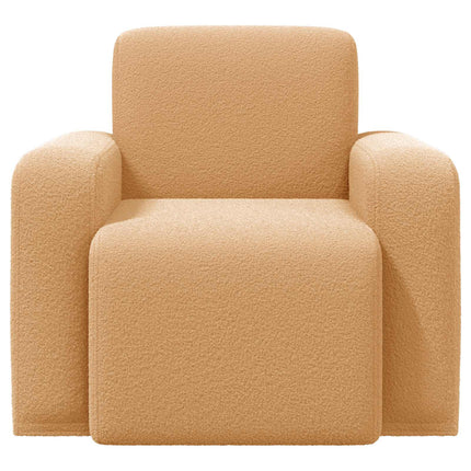 Lænestol Beige Bouclé