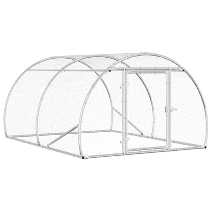 Kyllingehus Sølv 200 x 150 x 100 cm Galvaniseret stål