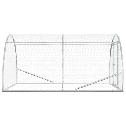 Kyllingehus Sølv 200 x 150 x 100 cm Galvaniseret stål