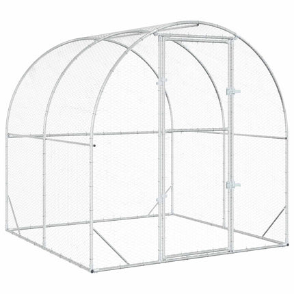 Kyllingehus Sølv 200 x 200 x 200 cm Galvaniseret stål