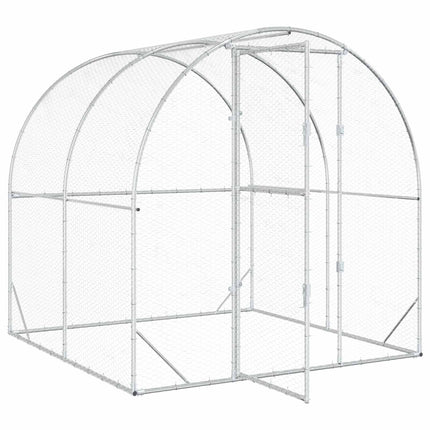 Kyllingehus Sølv 200 x 200 x 200 cm Galvaniseret stål