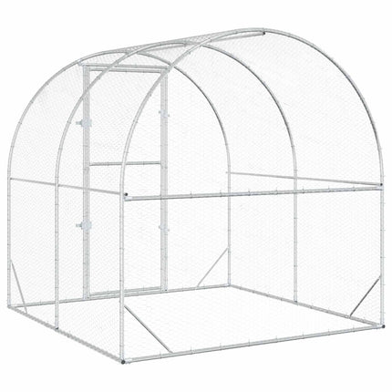 Kyllingehus Sølv 200 x 200 x 200 cm Galvaniseret stål