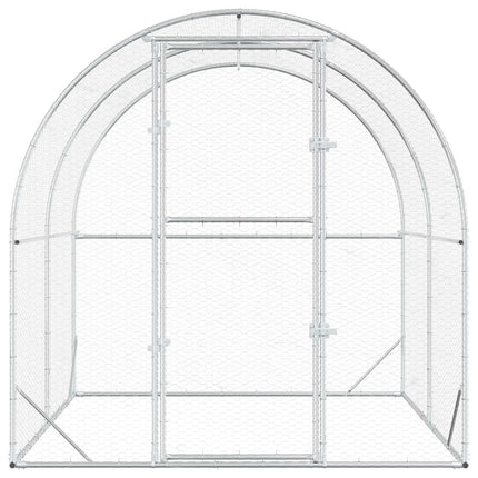 Kyllingehus Sølv 200 x 200 x 200 cm Galvaniseret stål