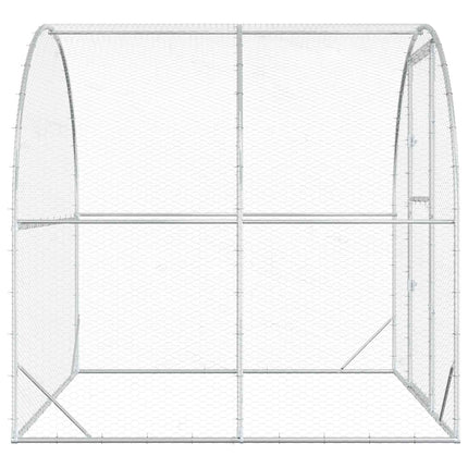 Kyllingehus Sølv 200 x 200 x 200 cm Galvaniseret stål