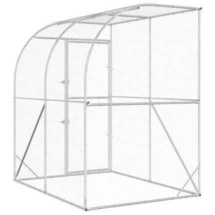 Kyllingehus Sølv 200 x 200 x 215 cm Galvaniseret stål