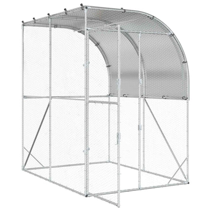 Kyllingehus Sølv 200 x 200 x 215 cm Galvaniseret stål