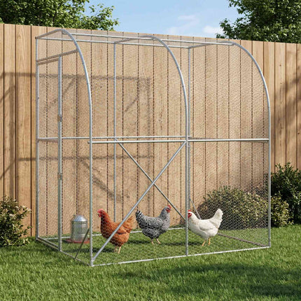 Kyllingehus Sølv 200 x 200 x 215 cm Galvaniseret stål