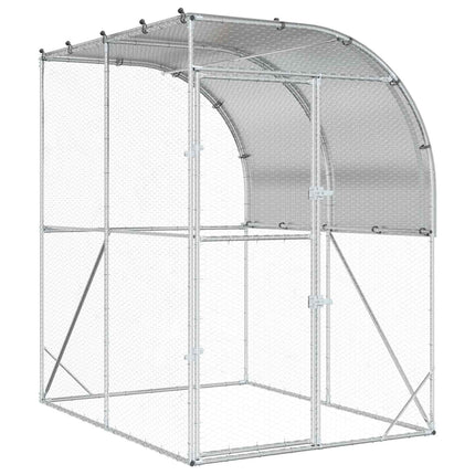 Kyllingehus Sølv 200 x 200 x 215 cm Galvaniseret stål