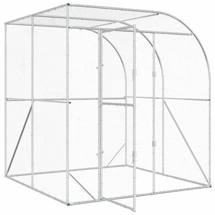 Kyllingehus Sølv 200 x 200 x 215 cm Galvaniseret stål