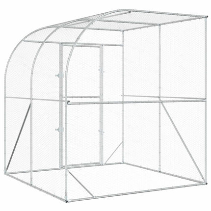 Kyllingehus Sølv 200 x 200 x 215 cm Galvaniseret stål