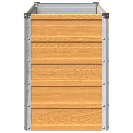 Hævet Havebed Naturfarvet 100 x 40 x 55 cm koldvalset stål