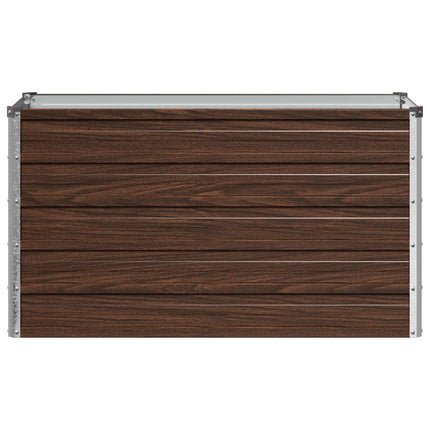 Hævet Havebed Sort 100 x 40 x 55 cm koldvalset stål