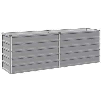 Hævet Havebed Grå 160 x 40 x 55 cm koldvalset stål
