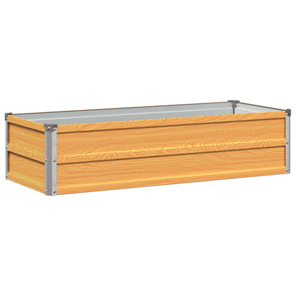 Hævet Havebed Naturfarvet 100 x 40 x 24 cm koldvalset stål
