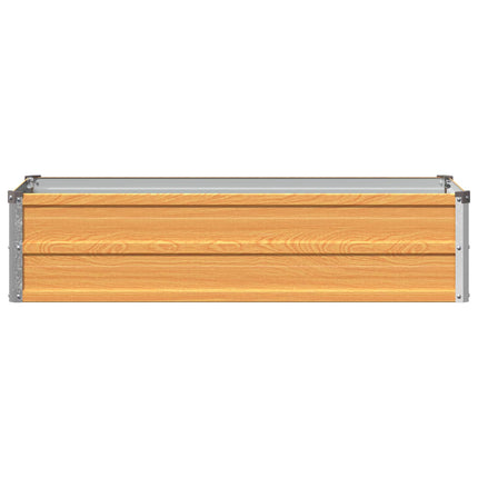 Hævet Havebed Naturfarvet 100 x 40 x 24 cm koldvalset stål