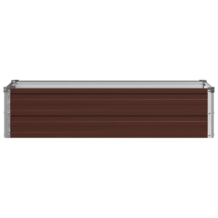 Hævet Havebed Brun 100 x 40 x 24 cm koldvalset stål