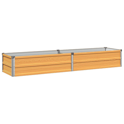 Hævet Havebed Naturfarvet 160 x 40 x 24 cm koldvalset stål