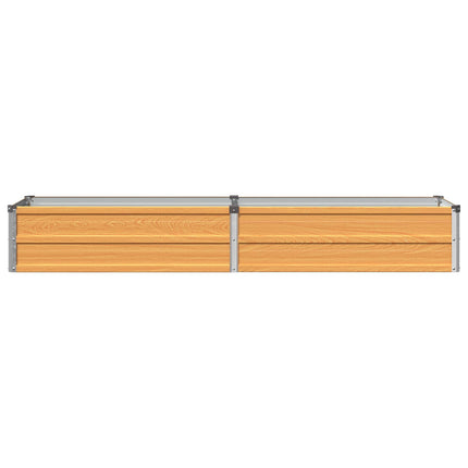 Hævet Havebed Naturfarvet 160 x 40 x 24 cm koldvalset stål