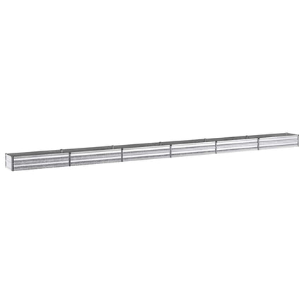 Hævet Havebed Sølv 600 x 40 x 24 cm galvaniseret