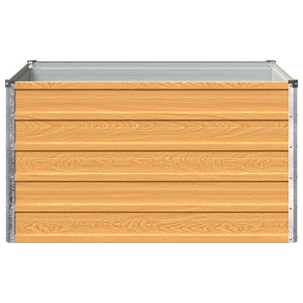 Hævet Havebed Naturfarvet 100 x 80 x 55 cm koldvalset stål