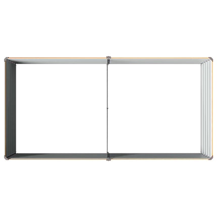 Hævet Havebed Naturfarvet 160 x 80 x 55 cm koldvalset stål
