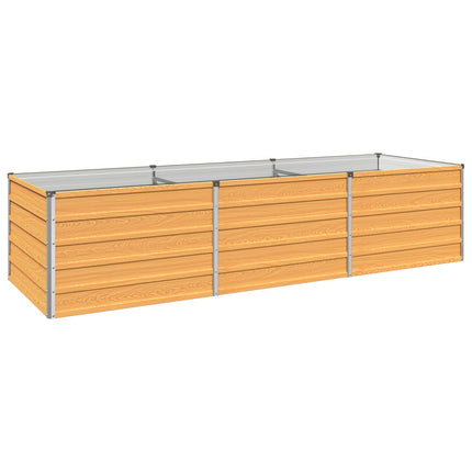 Hævet Havebed Naturfarvet 240 x 80 x 55 cm koldvalset stål
