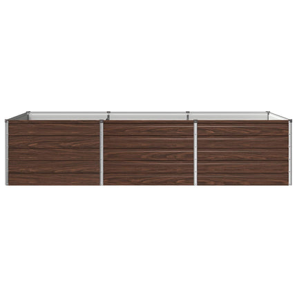 Hævet Havebed Sort 240 x 80 x 55 cm koldvalset stål
